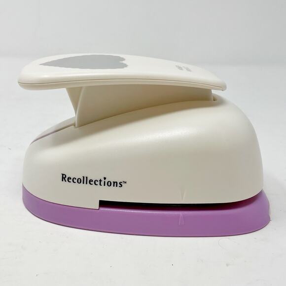Recollections 2 3/4" 6.99cm Scalloped Heart Paper Punch Scrapbooking - Picture 5 of 6